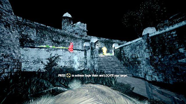 Strażnik z kluczem będzie schodził ze schodów niedługo potem, gdy się do nich zbliżysz - Claiming Whats Due - Assassins Creed IV: Black Flag - poradnik do gry