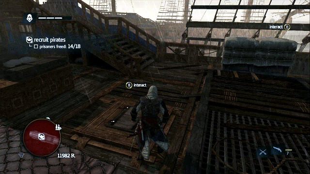 Na kolejnym okręcie wejdź pod pokład - The Treasure Fleet - Assassins Creed IV: Black Flag - poradnik do gry