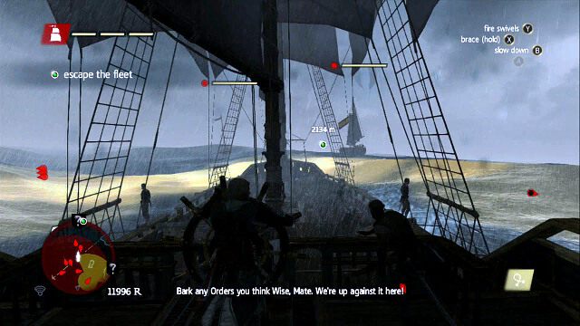 Obserwuj kolor wody - The Treasure Fleet - Assassins Creed IV: Black Flag - poradnik do gry