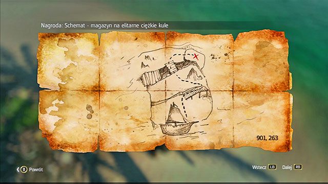 Mapa znajduje się w północno-wschodniej części lokacji, tuż obok skrzyni - Cayman Sound Mapy skarbów Assassins Creed IV Black Flag - Assassins Creed IV: Black Flag - poradnik do gry