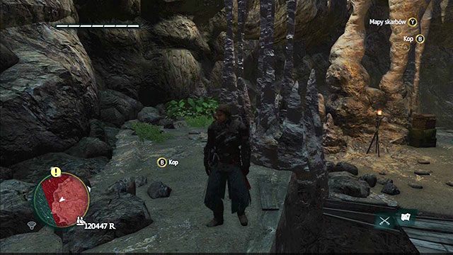Mapa zaprowadzi cię do Petite Caverne - Cayman Sound Mapy skarbów Assassins Creed IV Black Flag - Assassins Creed IV: Black Flag - poradnik do gry