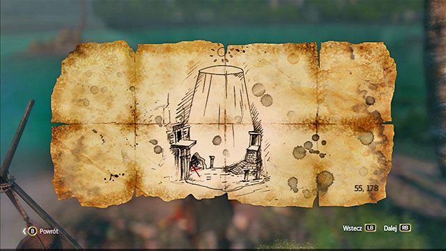 Mapę znajdziesz na wysepce po północno-wschodniej stronie lokacji, znajdującej się tuż obok miejscowego urzędnika - Corozal Mapy skarbów Assassins Creed IV Black Flag - Assassins Creed IV: Black Flag - poradnik do gry