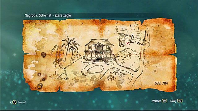 Mapa znajduje się w północno zachodniej części lokacji, prosto na zachód od miejsca cumowania Kawki - Wielka Inagua Mapy skarbów Assassins Creed IV Black Flag - Assassins Creed IV: Black Flag - poradnik do gry