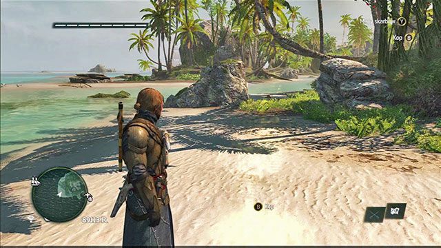 Skarb znajduje się w północno-zachodniej części Cumberland Bay, na cyplu, na lewo od dwóch dużych kamieni - Flota Kenwaya I Mapy skarbów Assassins Creed IV Black Flag - Assassins Creed IV: Black Flag - poradnik do gry