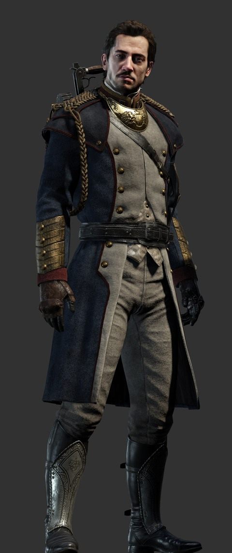 Marquis de Lafayette - przyjaciel Sir Galahada i najmądrzejszy członek oddziału - Bohaterowie - The Order: 1886 - poradnik do gry