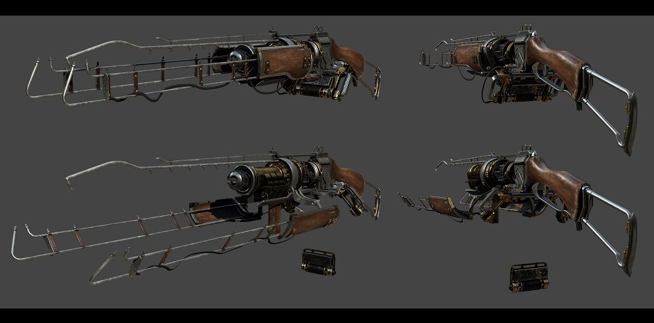 Arc gun - broń dalekiego zasięgu doskonale sprawdzająca się w walce z ciężko uzbrojonymi przeciwnikami - Bronie - The Order: 1886 - poradnik do gry