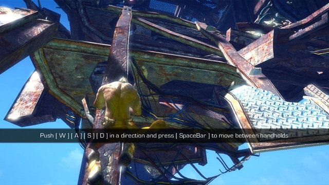 Zewnętrzna metalowa konstrukcja - Chapter 1 - The Escape | Solucja | Enslaved Odyssey to the West - Enslaved: Odyssey to the West - poradnik do gry