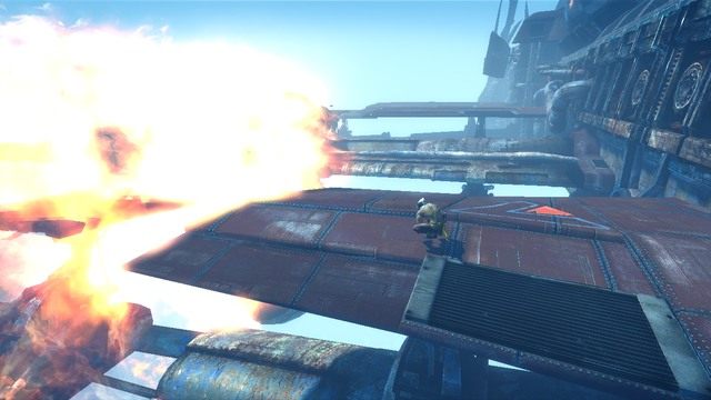 Płomień z silnika - Chapter 1 - The Escape | Solucja | Enslaved Odyssey to the West - Enslaved: Odyssey to the West - poradnik do gry