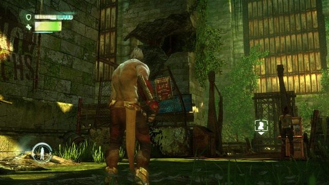 Most i rura po lewej - Chapter 2 - The Old City | Solucja | Enslaved Odyssey to the West - Enslaved: Odyssey to the West - poradnik do gry