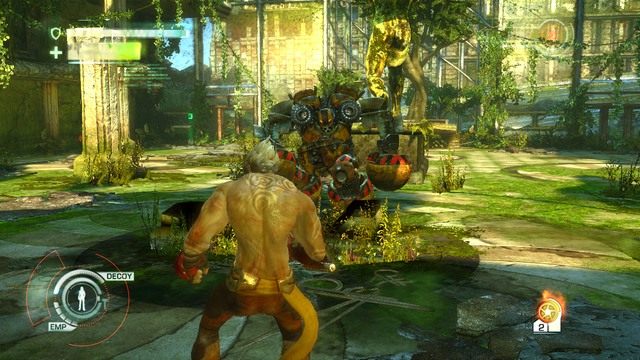 Boss - Demolition Mech - Chapter 2 - walka z bossem | Solucja | Enslaved Odyssey to the West - Enslaved: Odyssey to the West - poradnik do gry