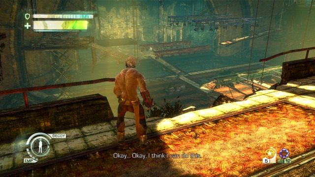 Maska przy scenie - Chapter 4 - Wherefore Art Thou? | Solucja | Enslaved Odyssey to the West - Enslaved: Odyssey to the West - poradnik do gry