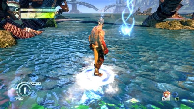 Niebieskie obiekty-przyspieszacze - Chapter 5 - The Crash Site | Solucja | Enslaved Odyssey to the West - Enslaved: Odyssey to the West - poradnik do gry