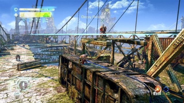 Działko na konstrukcji - Chapter 5 - The Crash Site | Solucja | Enslaved Odyssey to the West - Enslaved: Odyssey to the West - poradnik do gry