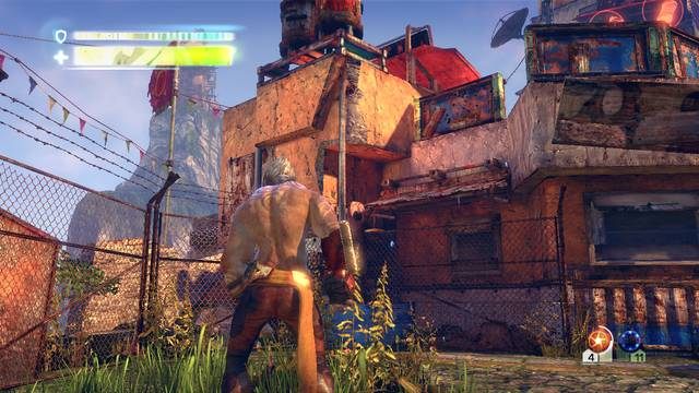 Rura po lewej stronie budynku - Chapter 7 - Finding Trip | Solucja | Enslaved Odyssey to the West - Enslaved: Odyssey to the West - poradnik do gry