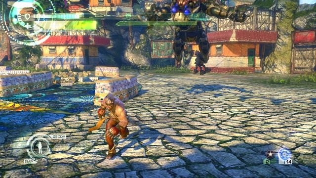 Plac - walka z Psem - Chapter 8 - walka z bossem | Solucja | Enslaved Odyssey to the West - Enslaved: Odyssey to the West - poradnik do gry