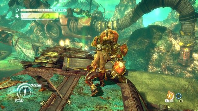 Robot na końcu zbiornika - Chapter 9 - The Wasteland | Solucja | Enslaved Odyssey to the West - Enslaved: Odyssey to the West - poradnik do gry
