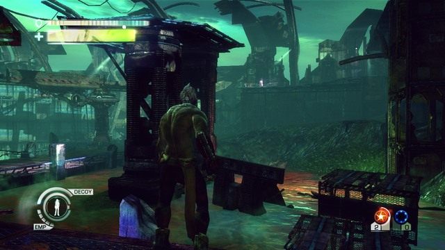 Konstrukcja po środku lokacji - Chapter 10 - The Titan Factory | Solucja | Enslaved Odyssey to the West - Enslaved: Odyssey to the West - poradnik do gry