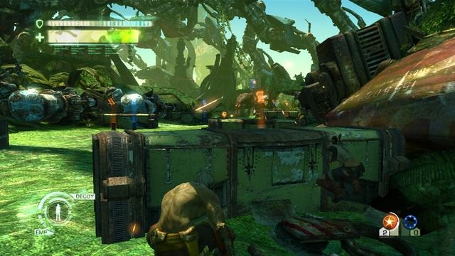 Ostrzał - Chapter 11 - The Old Battlefield | Solucja | Enslaved Odyssey to the West - Enslaved: Odyssey to the West - poradnik do gry