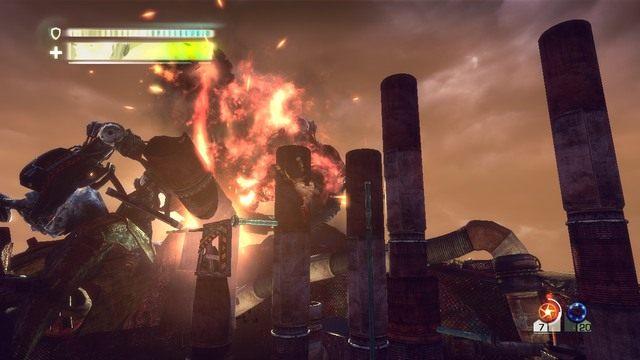 Niszczona konstrukcja - Chapter 14 - walka z bossem | Solucja | Enslaved Odyssey to the West - Enslaved: Odyssey to the West - poradnik do gry