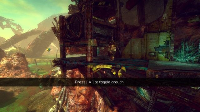 Przeszkoda do przejścia przykucając - Dead Mans Peak | DLC - Pigsys Perfect 10 | Enslaved Odyssey to the West - Enslaved: Odyssey to the West - poradnik do gry