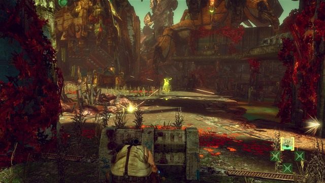 Plac pełen mechów - Jaws of Death | DLC - Pigsys Perfect 10 | Enslaved Odyssey to the West - Enslaved: Odyssey to the West - poradnik do gry