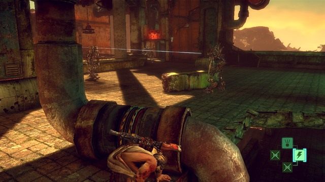 Trzy roboty - Spring up the Pipe | DLC - Pigsys Perfect 10 | Enslaved Odyssey to the West - Enslaved: Odyssey to the West - poradnik do gry