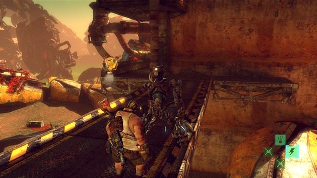 Szarżujący przeciwnik - Spring up the Pipe | DLC - Pigsys Perfect 10 | Enslaved Odyssey to the West - Enslaved: Odyssey to the West - poradnik do gry