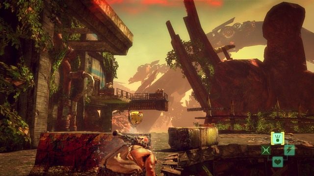 Dwa roboty na balkonie - Organized Chaos | DLC - Pigsys Perfect 10 | Enslaved Odyssey to the West - Enslaved: Odyssey to the West - poradnik do gry