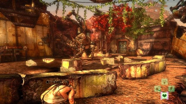 Mechaniczny Pies na placu - Hounded | DLC - Pigsys Perfect 10 | Enslaved Odyssey to the West - Enslaved: Odyssey to the West - poradnik do gry