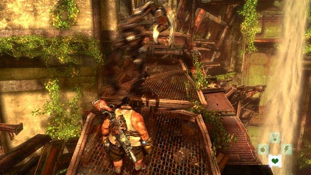 Atakujący mech - Leaving Home | DLC - Pigsys Perfect 10 | Enslaved Odyssey to the West - Enslaved: Odyssey to the West - poradnik do gry