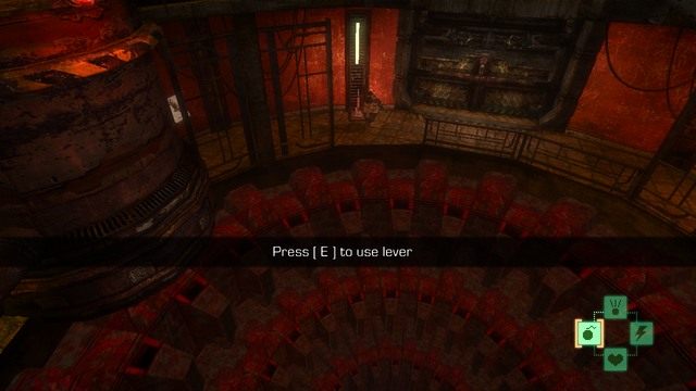 Plakat w lewym rogu i dźwignia - Down the Tubes | DLC - Pigsys Perfect 10 | Enslaved Odyssey to the West - Enslaved: Odyssey to the West - poradnik do gry