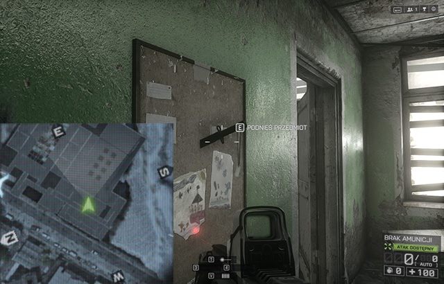 Pierwszy nieśmiertelnik znajduje się na samym początku misji, za pierwszymi drzwiami które otwieramy - 1 - Baku (Nieśmiertelniki) | Ukryte nieśmiertelniki i bronie w Battlefield 4 - Battlefield 4 - poradnik do gry