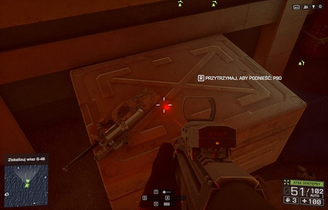 P90 znajdziesz już na pokładzie Tytana - 3 - Morze południowochińskie (Bronie) | Ukryte nieśmiertelniki i bronie - Battlefield 4 - poradnik do gry