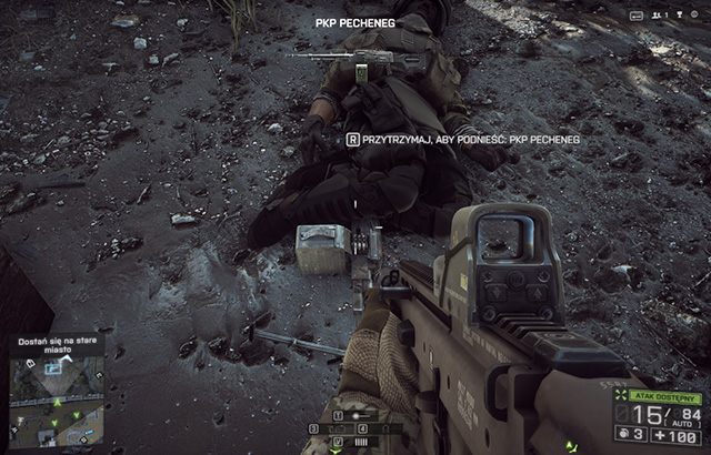 Ta broń nie jest schowana - w tej misji będziesz atakowany przez pewien rodzaj wrogów, którzy mają na sobie sporą kamizelkę kuloodporną - 6 - Tashgar (Bronie) | Ukryte nieśmiertelniki i bronie w Battlefield 4 - Battlefield 4 - poradnik do gry