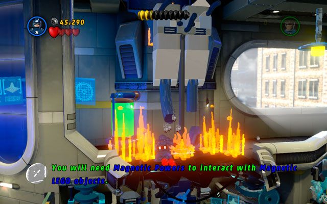 Kapitan Ameryka ma nieco trudniejsze zadanie - musi przedrzeć się przez płomienie - Times Square Off | Opis przejścia LEGO Marvel Super Heroes - LEGO Marvel Super Heroes - poradnik do gry