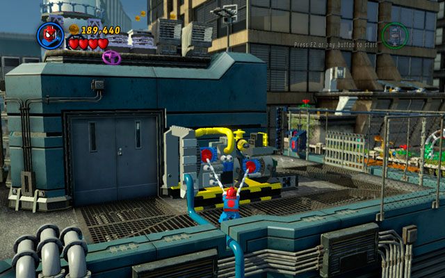 Pokonaj wrogów i dostań się na drugą stronę dachu - Times Square Off | Opis przejścia LEGO Marvel Super Heroes - LEGO Marvel Super Heroes - poradnik do gry