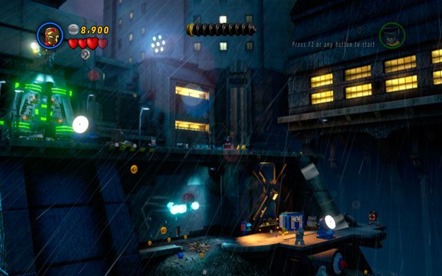 Początek jest łatwy: idź przed siebie, skręcając w prawo kiedy tylko będzie to możliwe - Rock Up at the Lock Up | Opis przejścia LEGO Marvel Super Heroes - LEGO Marvel Super Heroes - poradnik do gry