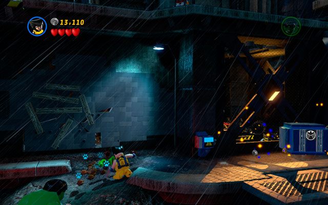 Kiedy wszyscy bohaterowie staną na drugim brzegu, rozkop ziemię Wolverinem, odnajdując przy tym kilka klocków - Rock Up at the Lock Up | Opis przejścia LEGO Marvel Super Heroes - LEGO Marvel Super Heroes - poradnik do gry