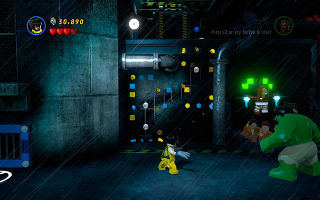 Gdy działka przestaną być problemem, fala wrogów zostanie chwilowo zastopowana - Rock Up at the Lock Up | Opis przejścia LEGO Marvel Super Heroes - LEGO Marvel Super Heroes - poradnik do gry