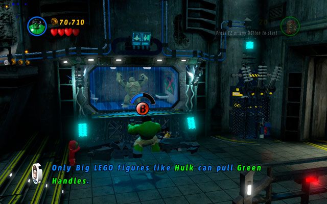 Jako Wolverine podejdź pod klatkę z Abominacją i powęsz trochę - Rock Up at the Lock Up | Opis przejścia LEGO Marvel Super Heroes - LEGO Marvel Super Heroes - poradnik do gry