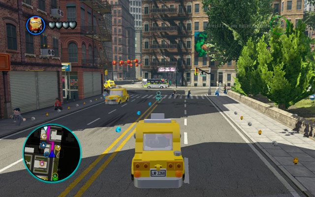 Po wyjściu z więzienia udaj się w kierunku siedziby Starka, by ponownie założyć strój Iron Mana - Nowy Jork - znowu na wolności | Opis przejścia LEGO Marvel Super Heroes - LEGO Marvel Super Heroes - poradnik do gry