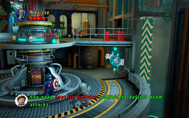 Idąc w prawą stronę zauważysz drugi wywietrznik - Rebooted, Resuited | Opis przejścia LEGO Marvel Super Heroes - LEGO Marvel Super Heroes - poradnik do gry