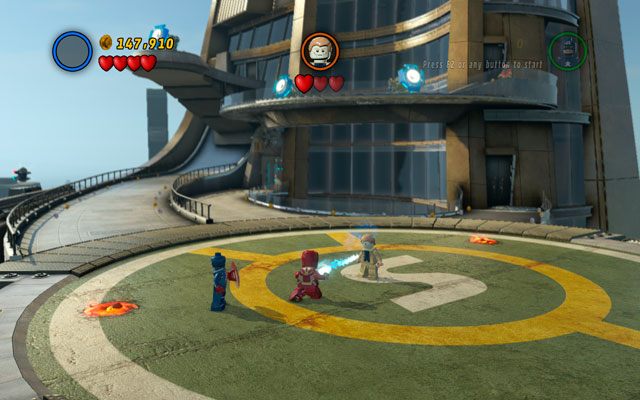 Walka z Mandarynem i Aldrichem Killianem przebiega w bardzo prosty, a zarazem schematyczny sposób - Rebooted, Resuited | Opis przejścia LEGO Marvel Super Heroes - LEGO Marvel Super Heroes - poradnik do gry