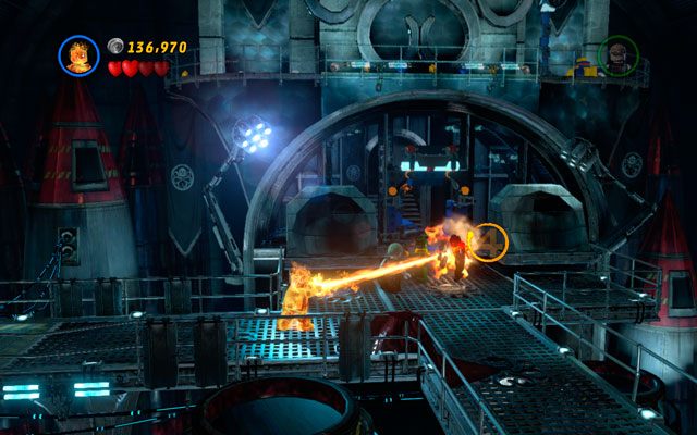 Włącz niewidzialność i przejdź pomiędzy dwoma zabójczymi działkami - Red Head Detention | Opis przejścia LEGO Marvel Super Heroes - LEGO Marvel Super Heroes - poradnik do gry