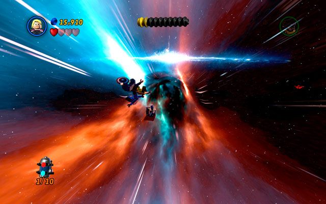 Po dotarciu na miejsce spotkasz się z Thorem i zostaniesz przeniesiony do Bifrostu (przedsionka Asgardu) - Bifrosty Reception | Opis przejścia LEGO Marvel Super Heroes - LEGO Marvel Super Heroes - poradnik do gry