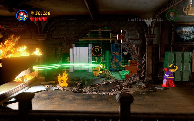 Przejdź przez drzwi po prawej, dochodząc do nowej lokacji - Juggernauts and Crosses | Opis przejścia LEGO Marvel Super Heroes - LEGO Marvel Super Heroes - poradnik do gry