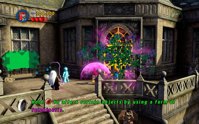 Zdejmij z niej kwiaty, korzystając z telekinezy Jean, a następnie roztop przejście laserami Cyklopa - Juggernauts and Crosses | Opis przejścia LEGO Marvel Super Heroes - LEGO Marvel Super Heroes - poradnik do gry