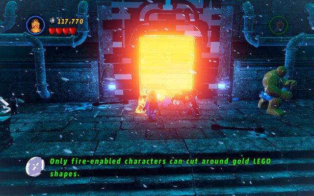 Po chwili na wieżę wjedzie winda przewożąca kilku pomagierów Doktora Dooma - Doctor in the House | Opis przejścia LEGO Marvel Super Heroes - LEGO Marvel Super Heroes - poradnik do gry
