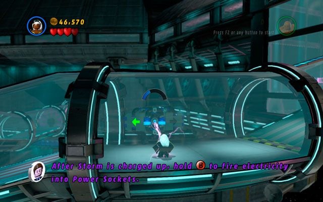 Podejdź Spider-Manem do włazu po prawej i użyj szóstego zmysłu - A Doom With a View | Opis przejścia LEGO Marvel Super Heroes - LEGO Marvel Super Heroes - poradnik do gry