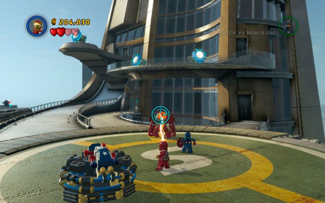 Kiedy maszyna się naładuje, nastąpi gwałtowna eksplozja, która przeciąży systemy Terminatora - Mandaryn i Aldrich Killian | Bossowie w LEGO Marvel Super Heroes - LEGO Marvel Super Heroes - poradnik do gry